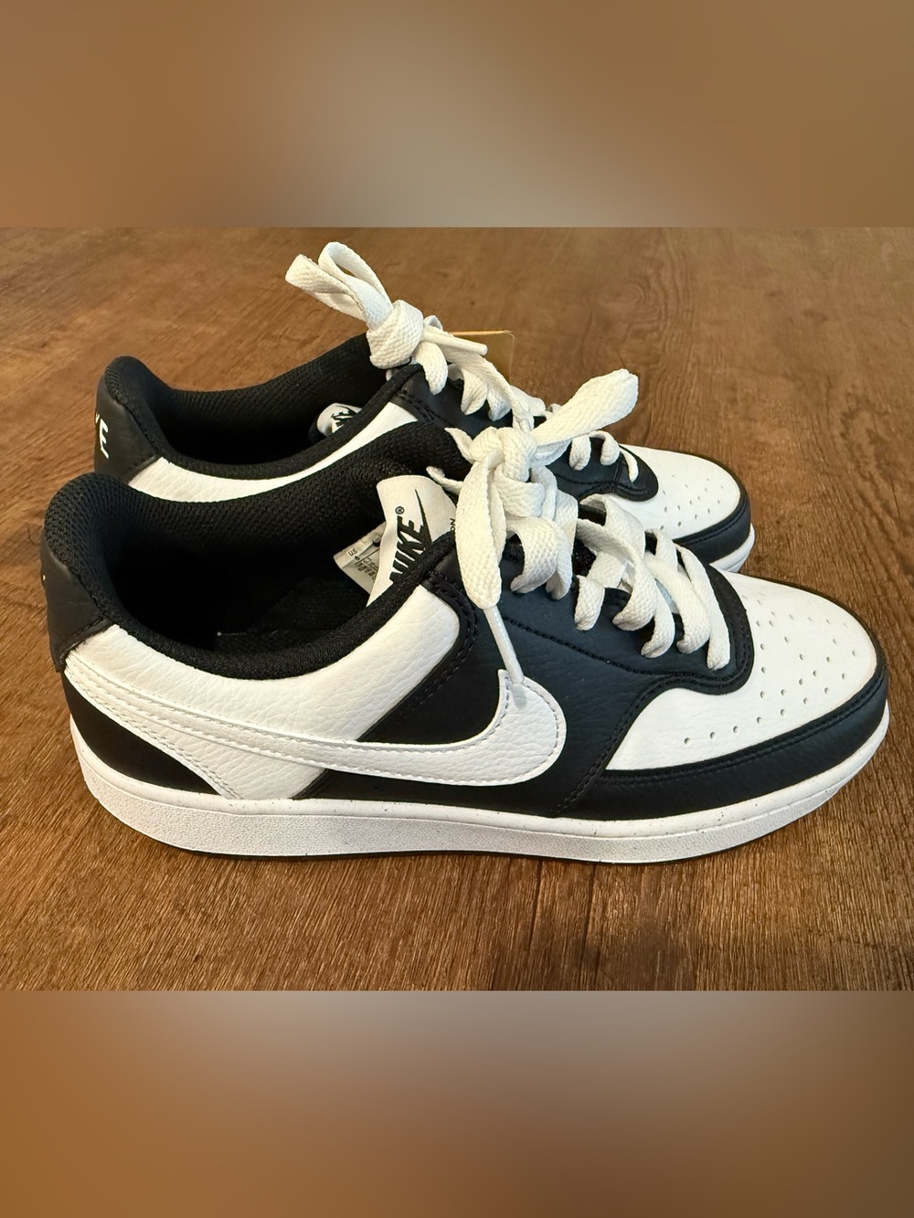 Nike Panda Black and White Low-Top Sneakers